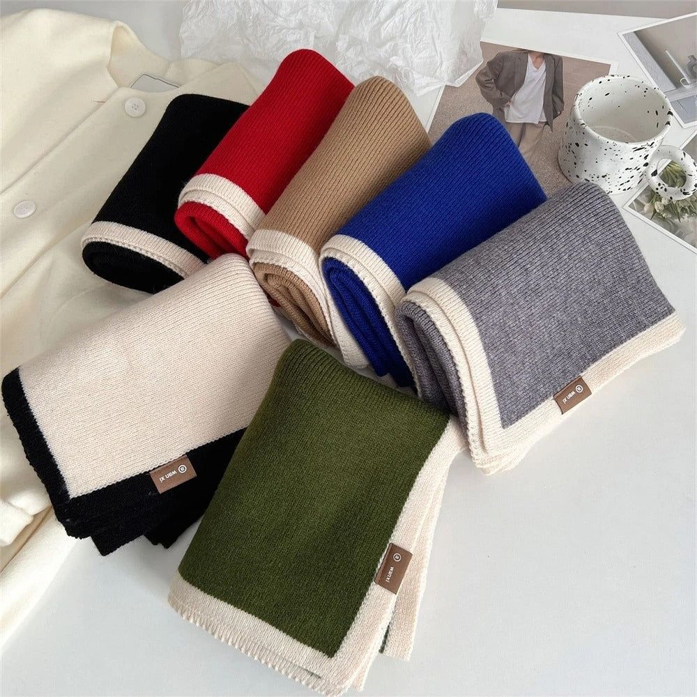 Versatile Striped Unisex Winter Scarf