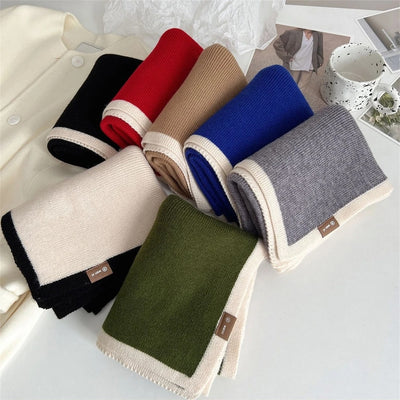 Versatile Striped Unisex Winter Scarf