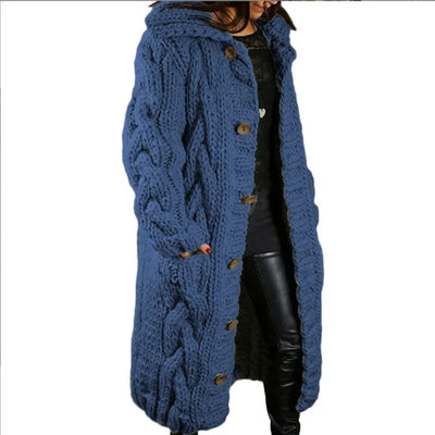 Aurora | Chunky Knit Sweater Coat