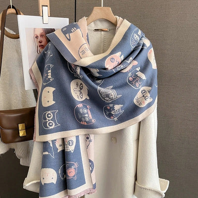 Cat Constellation All-in-One Shawl