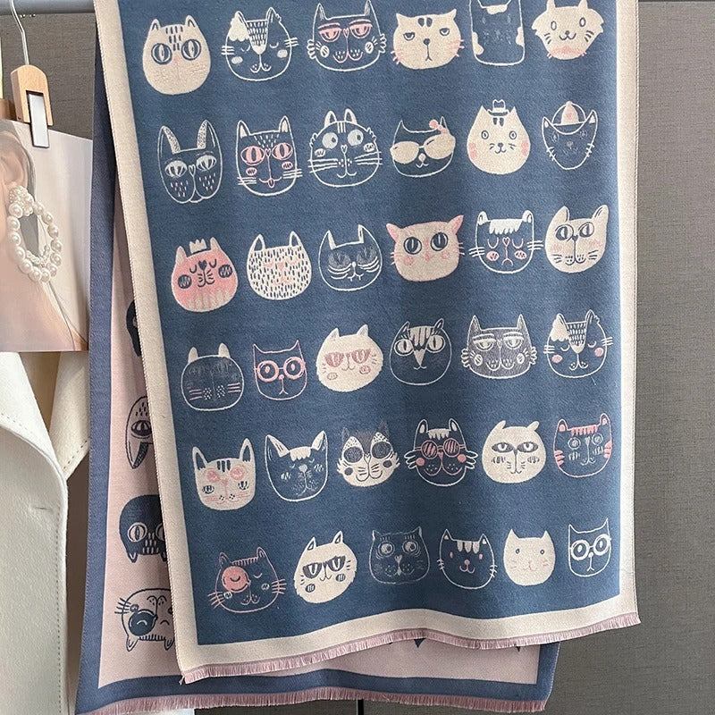 Cat Constellation All-in-One Shawl