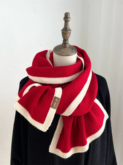 Versatile Striped Unisex Winter Scarf