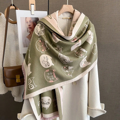 Cat Constellation All-in-One Shawl