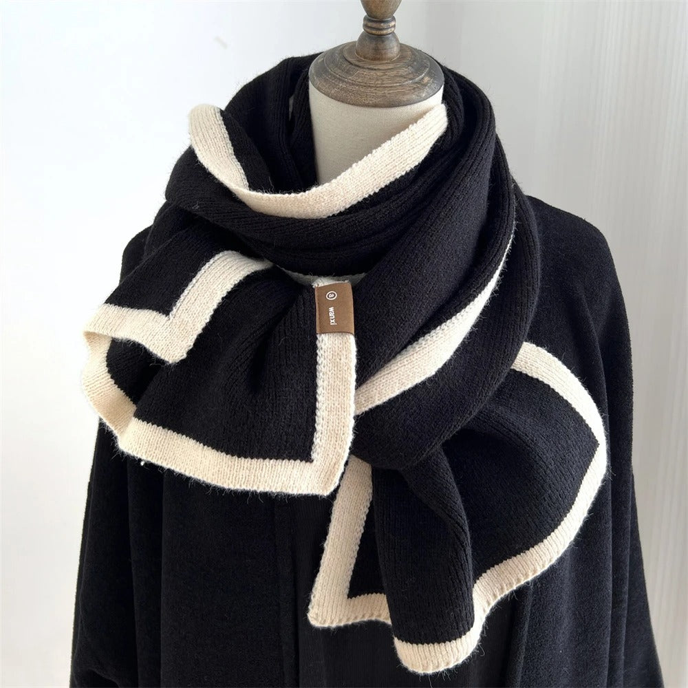 Versatile Striped Unisex Winter Scarf