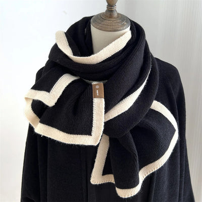 Versatile Striped Unisex Winter Scarf
