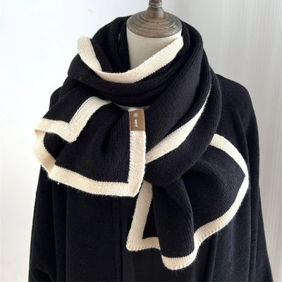Versatile Striped Unisex Winter Scarf