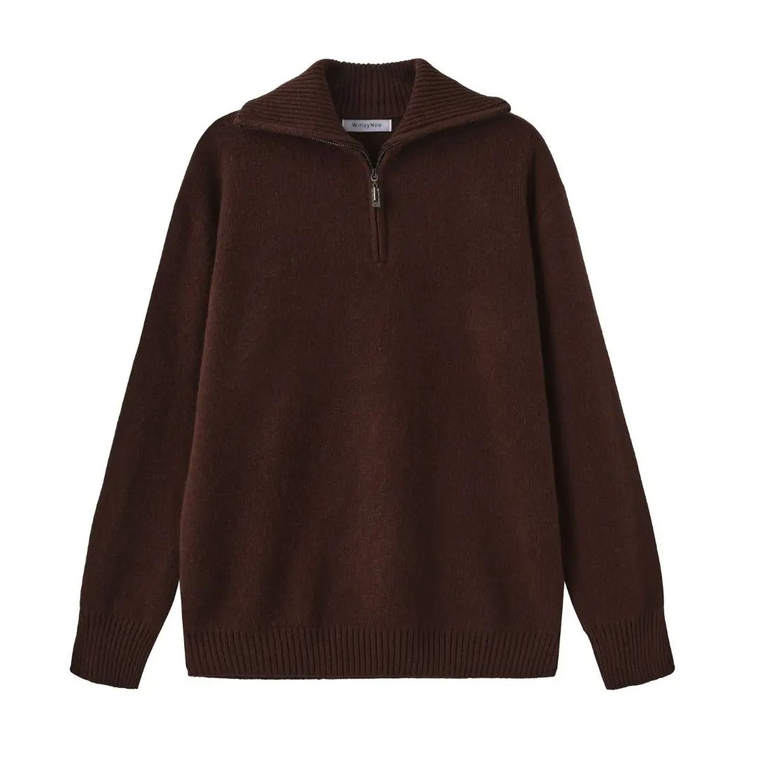 Heather Gray Wool Pullover