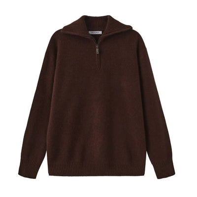 Heather Gray Wool Pullover