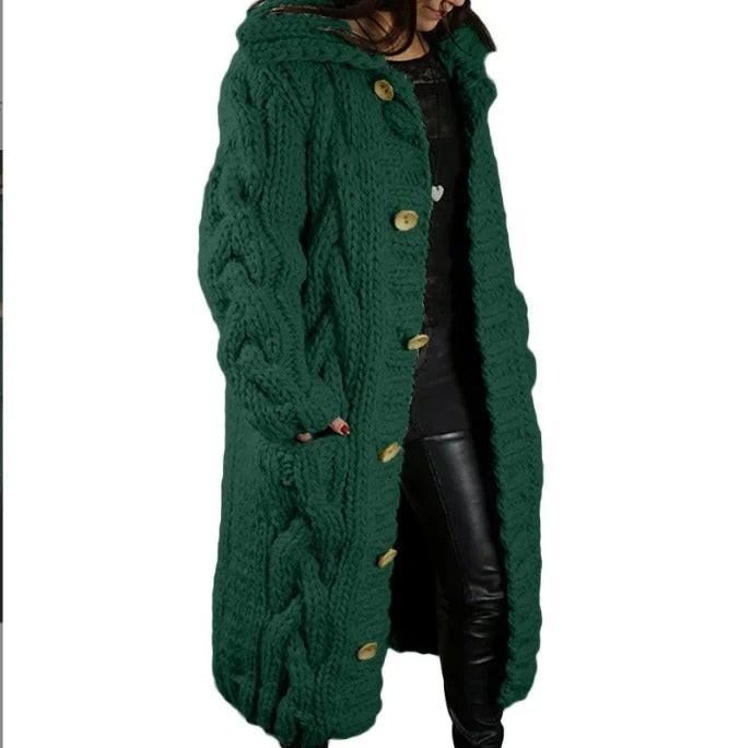 Aurora | Chunky Knit Sweater Coat