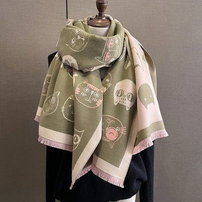 Cat Constellation All-in-One Shawl