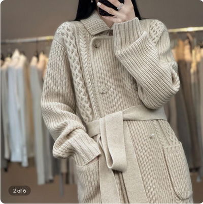 Jan | Medium Long Sweater Cardigan For Women
