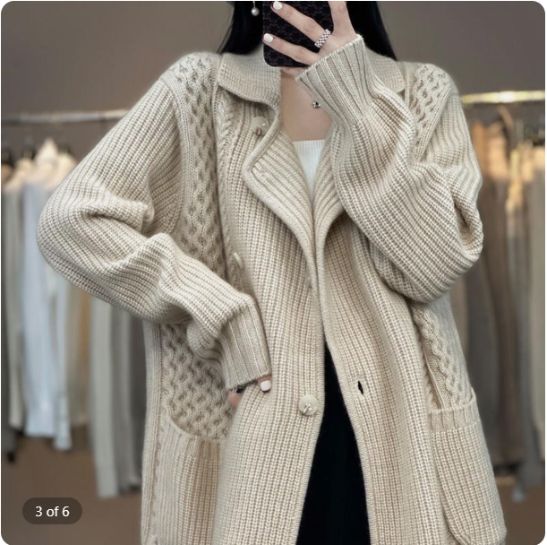 Jan | Medium Long Sweater Cardigan For Women