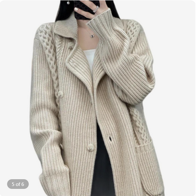 Jan | Medium Long Sweater Cardigan For Women