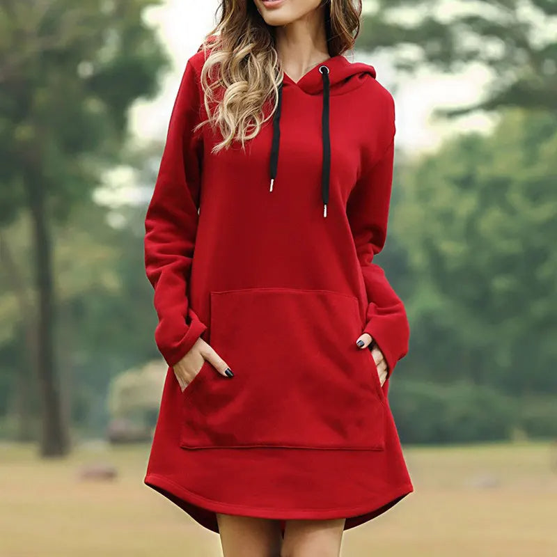 Élan Cocoon Hoodie Dress