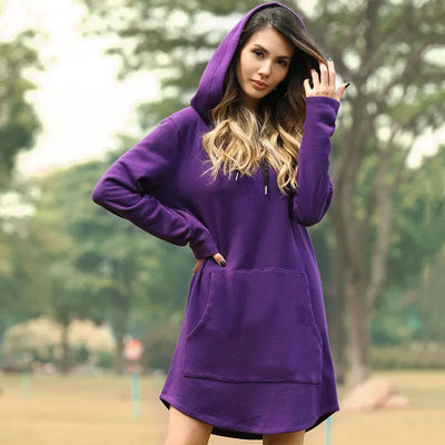 Élan Cocoon Hoodie Dress