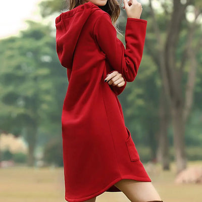 Élan Cocoon Hoodie Dress