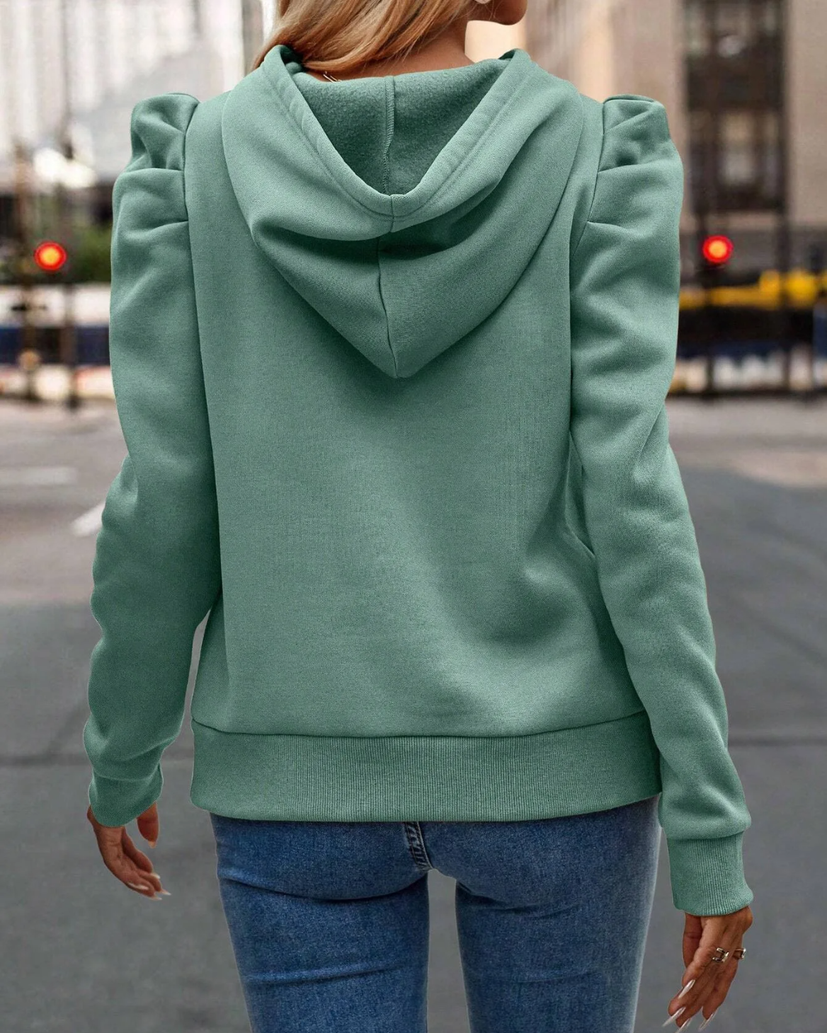 Lira Stacked-Sleeve Hoodie