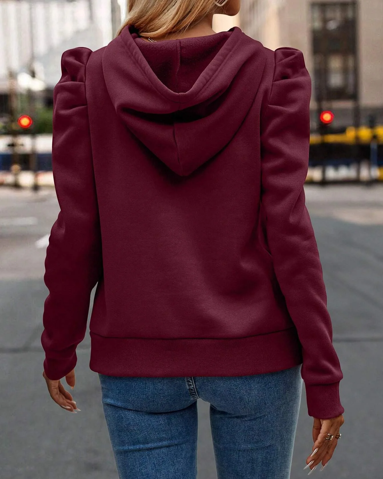 Lira Stacked-Sleeve Hoodie