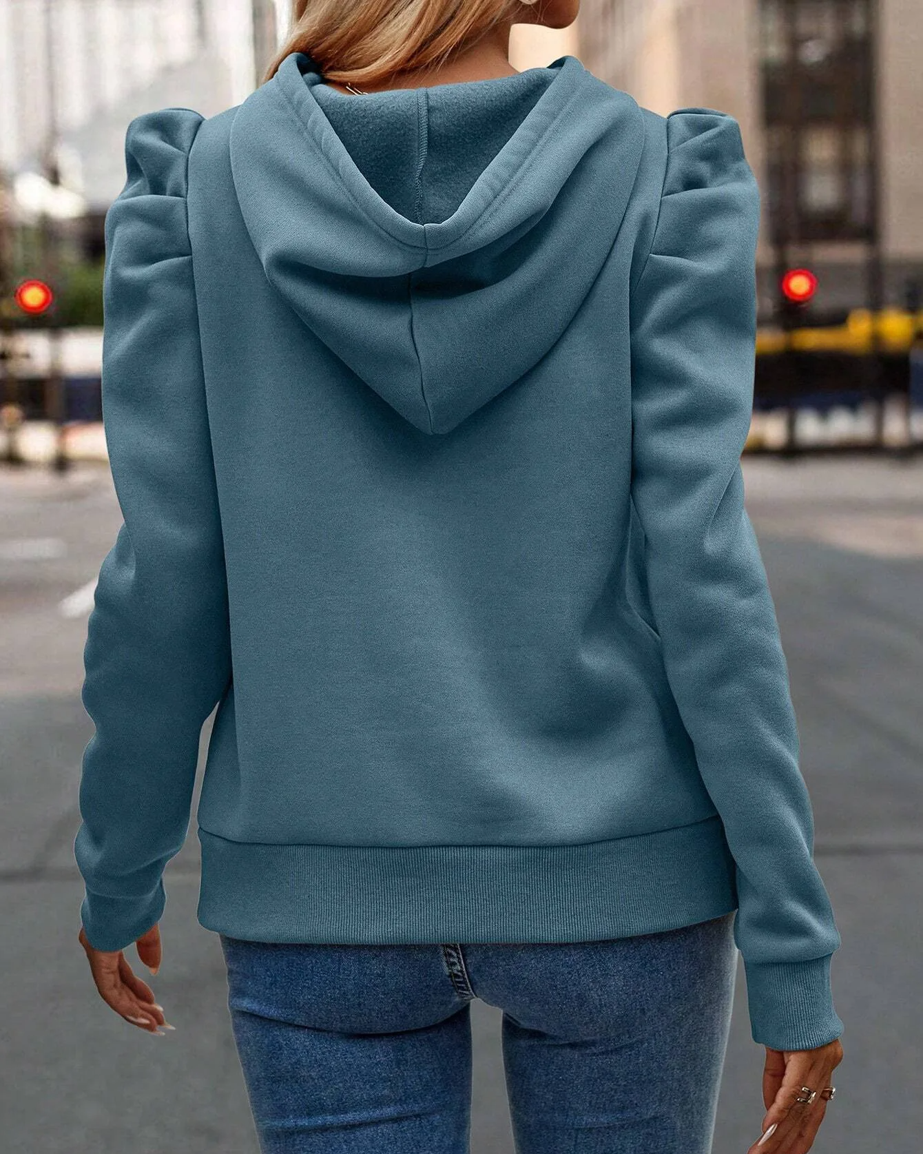 Lira Stacked-Sleeve Hoodie